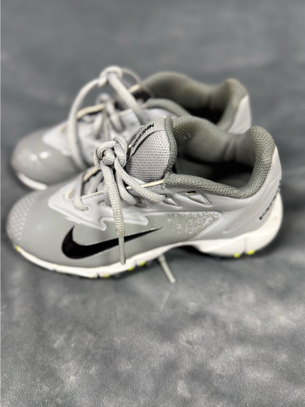 Nike Kids Gray, White & Black Athletic Sneakers - Picture 2 of 5